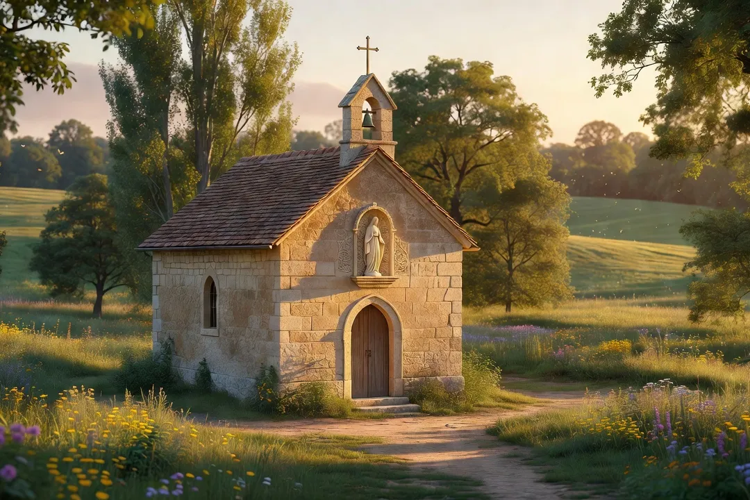 Sanctuaire marial de Notre-Dame de Villembray dans la campagne oisienne